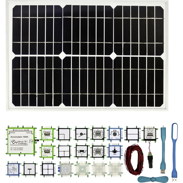 Brick´R´Knowledge ALL-BRICK-0484 Solar Set Experimentier-Set